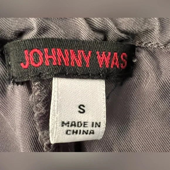 JOHNNY WAS Small Gray Rumble Rayon Joggers Pants - Picture 4 of 7